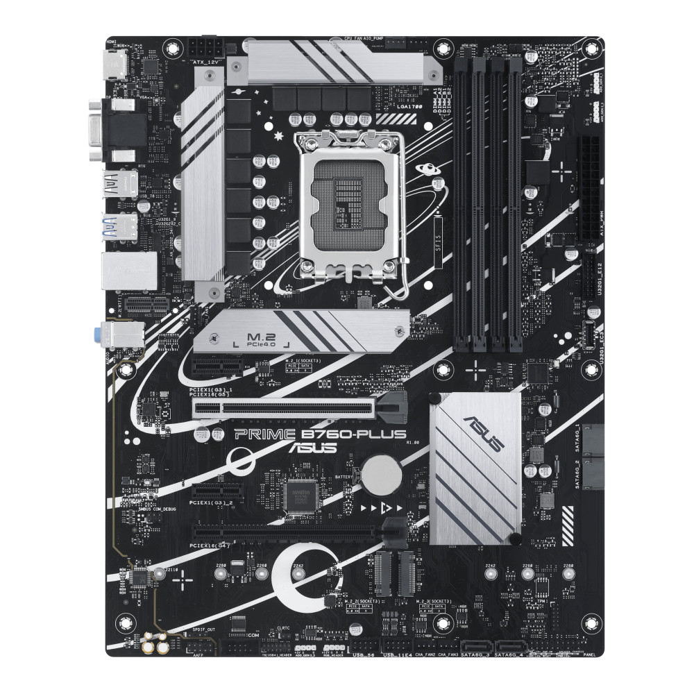 Produktbild för ASUS PRIME B760-PLUS Intel B760 LGA 1700 ATX