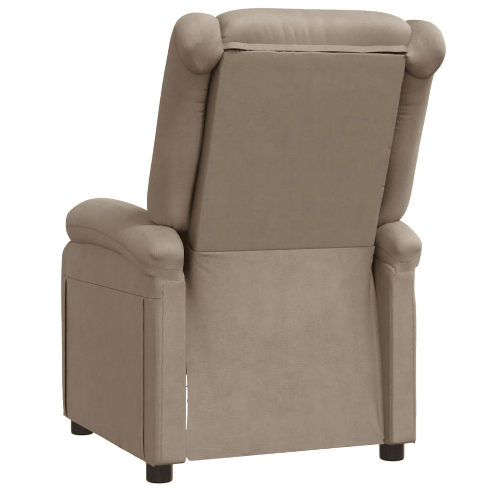 Produktbild för Reclinerfåtölj cappuccino konstläder