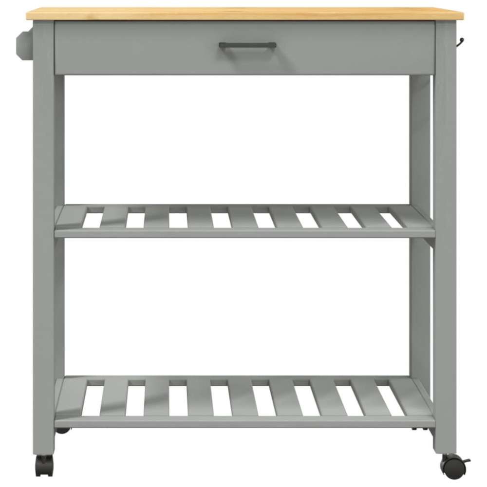 Produktbild för Köksvagn MONZA 84x40x88,5 cm massivt furu