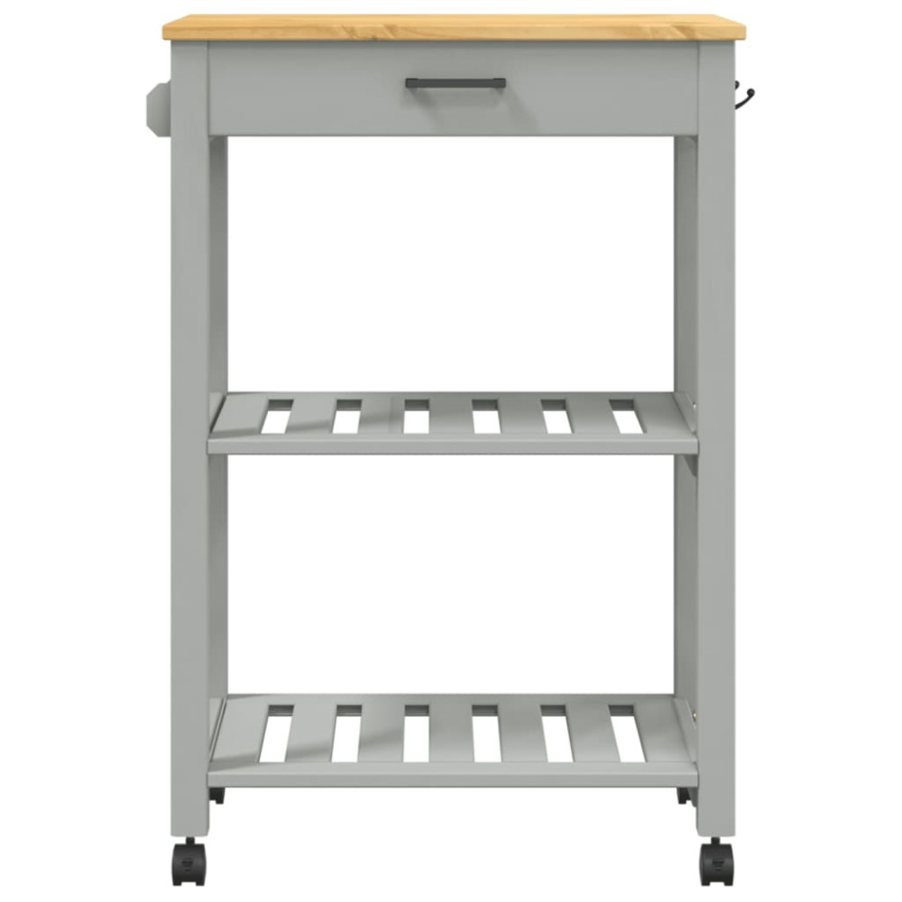 Produktbild för Köksvagn MONZA 60x40x88,5 cm massivt furu