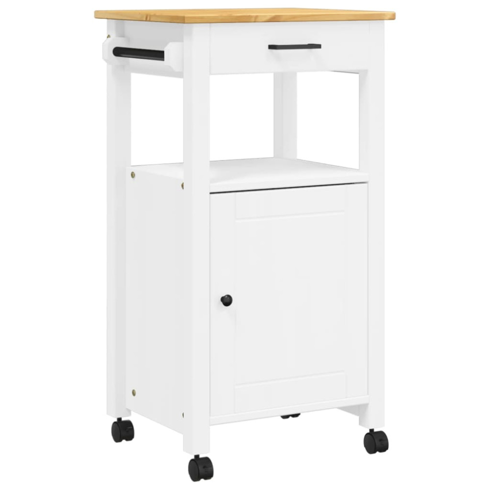 Produktbild för Köksvagn MONZA 48x40x88,5 cm massivt furu