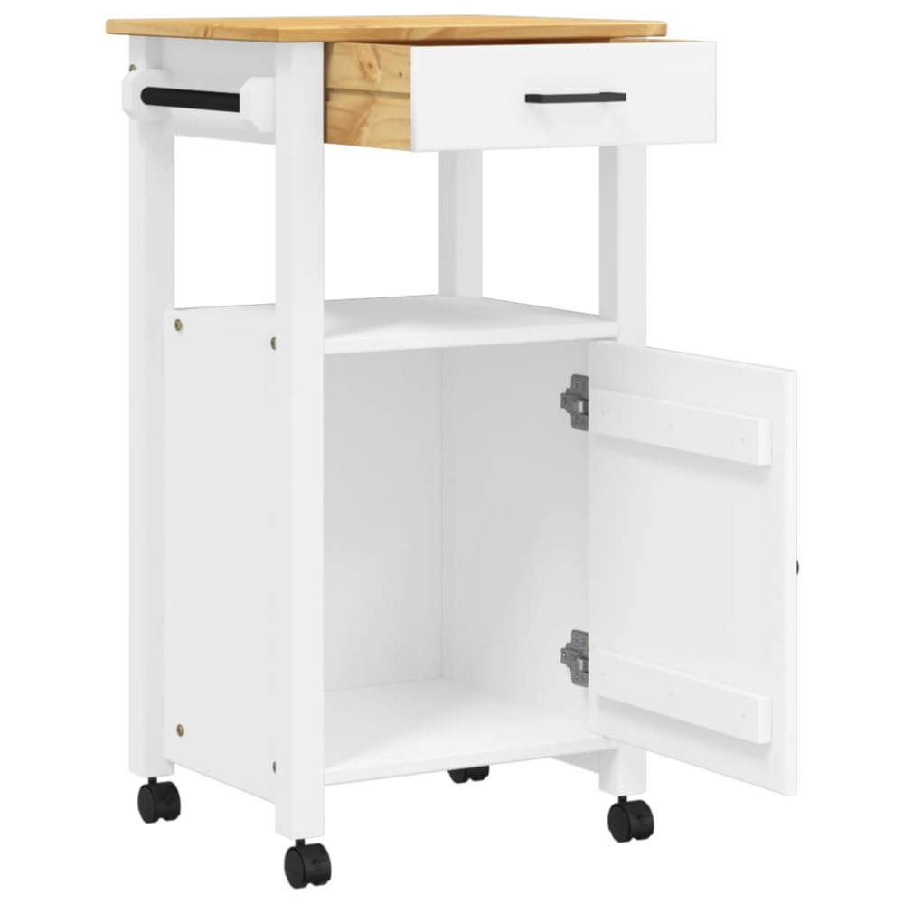 Produktbild för Köksvagn MONZA 48x40x88,5 cm massivt furu