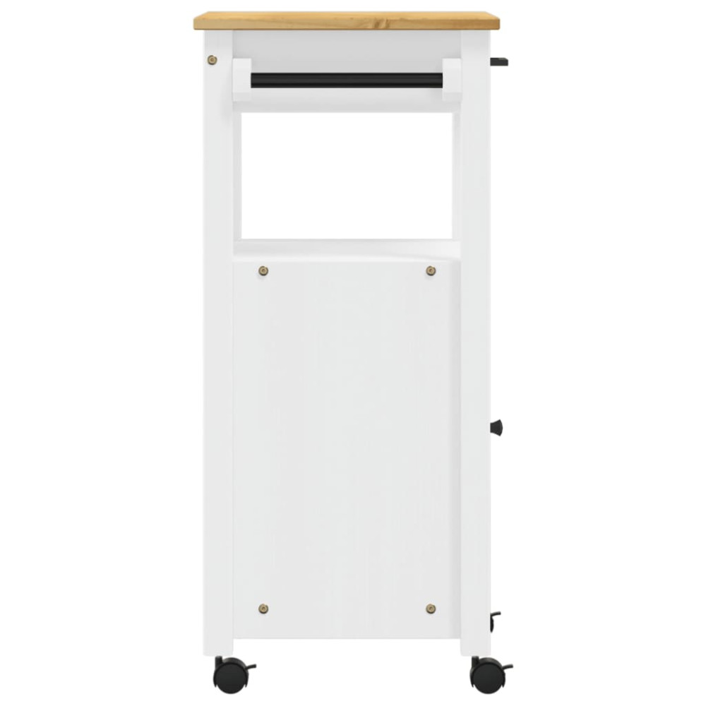 Produktbild för Köksvagn MONZA 48x40x88,5 cm massivt furu