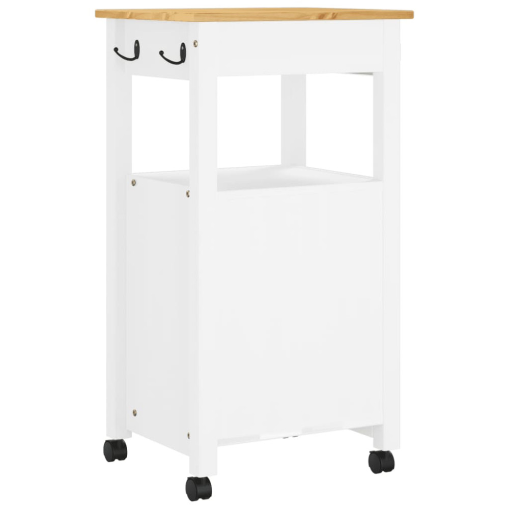 Produktbild för Köksvagn MONZA 48x40x88,5 cm massivt furu
