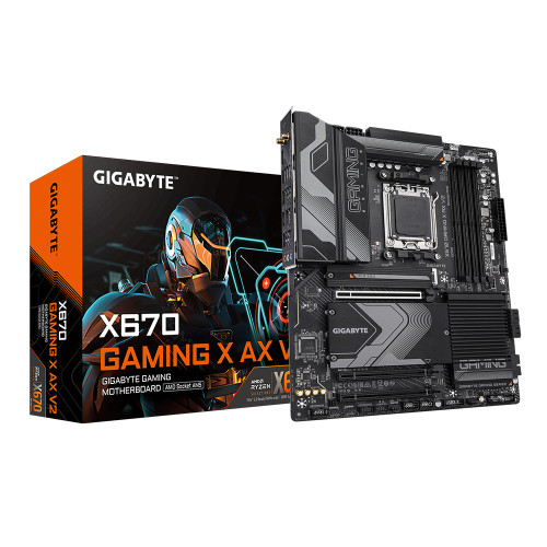 Gigabyte Technology Gigabyte X670 GAMING X AX V2 (rev. 1.0) AMD X670 AM5-sockel ATX