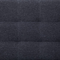 Produktbild för L-formad bäddsoffa mörkgrå polyester