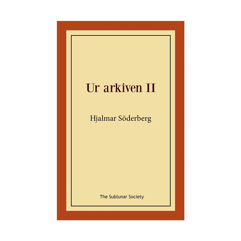 Produktbild för Ur arkiven II (häftad)
