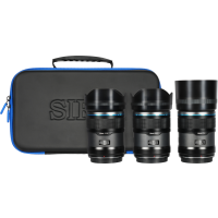 Miniatyr av produktbild för Sirui Sniper Lens APS-C AF Kit 23, 33 & 56mm F1.2 X-Mount Black Carbon