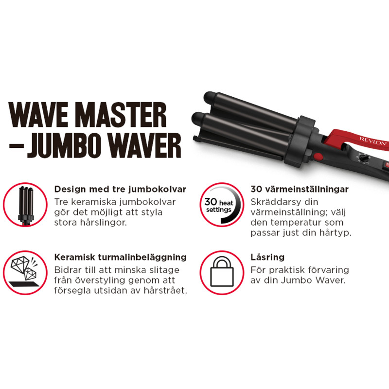 Produktbild för Wave Master - Jumbo tong RVIR3056