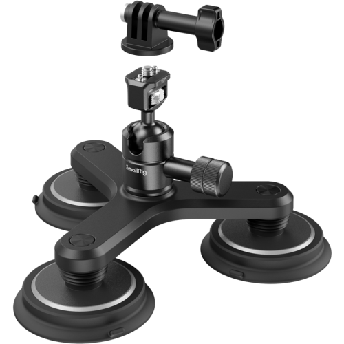 SMALLRIG SmallRig 4468 Triple Magnetic Suction Cup Mounting Support Kit for Action Cameras