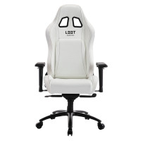 Produktbild för L33T-Gaming E-Sport Pro Comfort PC-spelsstol Stoppad och vadderad sits sits Vit