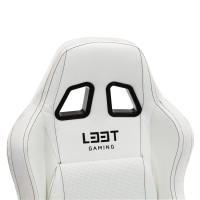 Produktbild för L33T-Gaming E-Sport Pro Comfort PC-spelsstol Stoppad och vadderad sits sits Vit