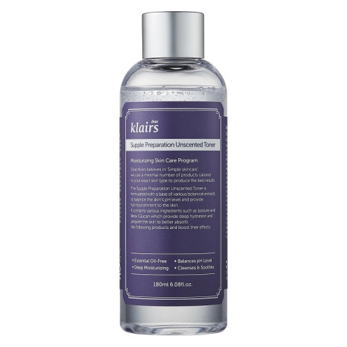 Klairs Supple Preparation Unscented Toner 180ml