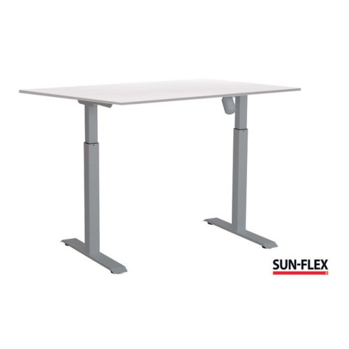 SUN-FLEX® Bord SUN-FLEX II höj/sänk 140x80 grå/vit