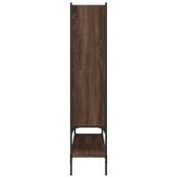 Produktbild för Bokhylla brun ek 102x30x141,5 cm konstruerat trä