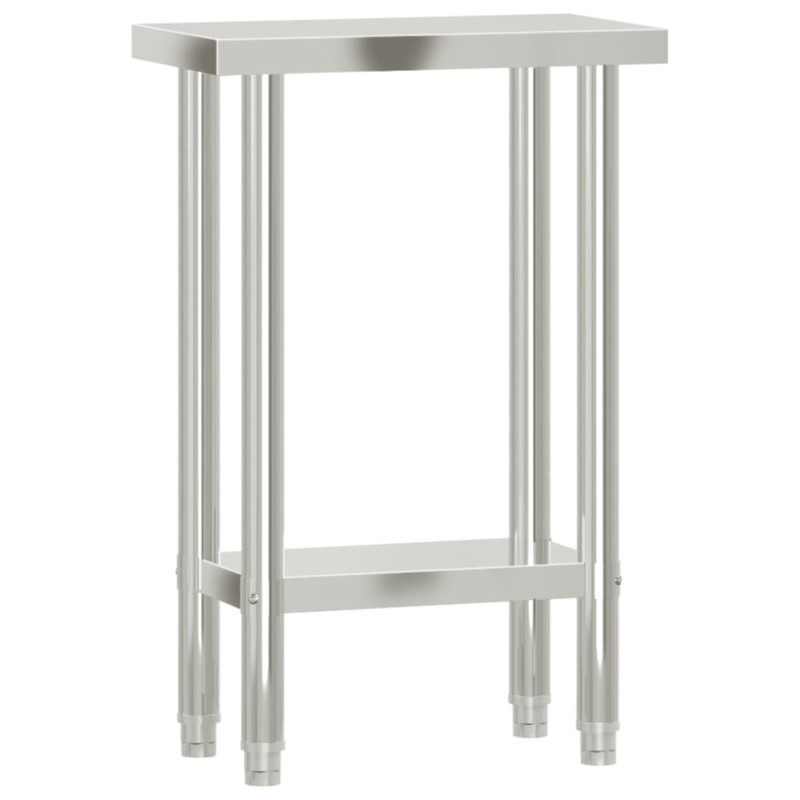 Produktbild för Arbetsbord 55x30x85 cm rostfritt stål