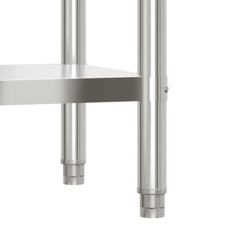 Produktbild för Arbetsbord 55x30x85 cm rostfritt stål