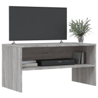 Miniatyr av produktbild för Tv-bänk grå sonoma 80x40x40 cm konstruerat trä