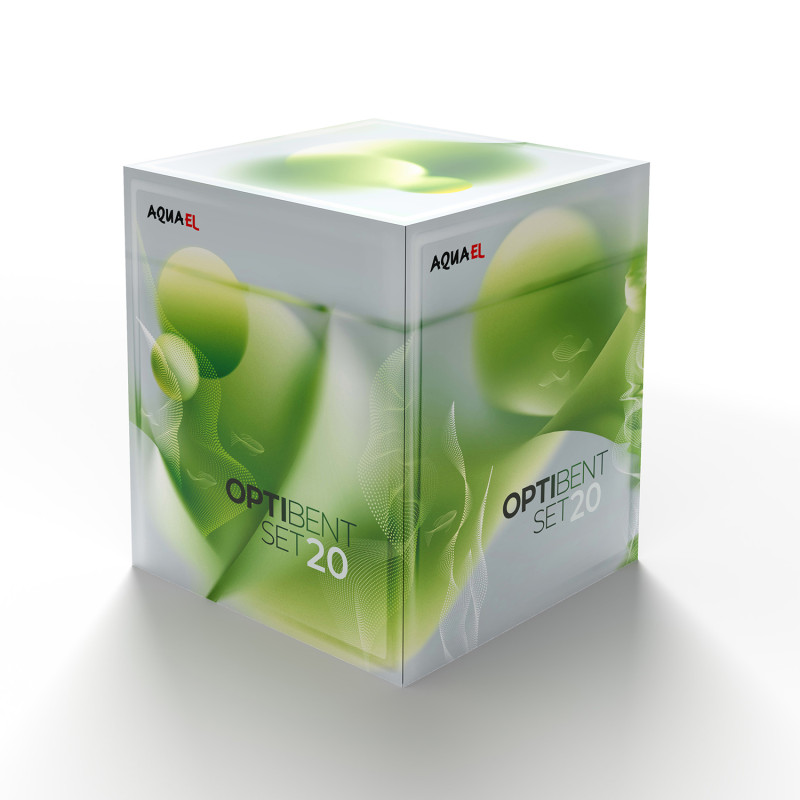 Produktbild för Aquael OptiBent Set Vit 19L