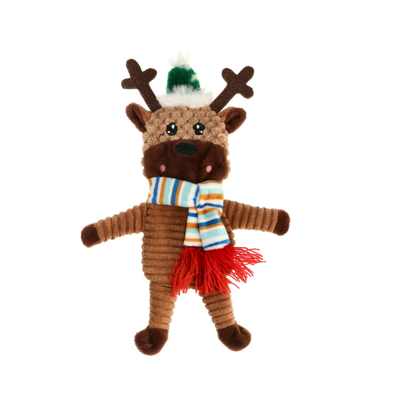 Produktbild för Dogman Julleksak Deer Flerfärgad 20cm