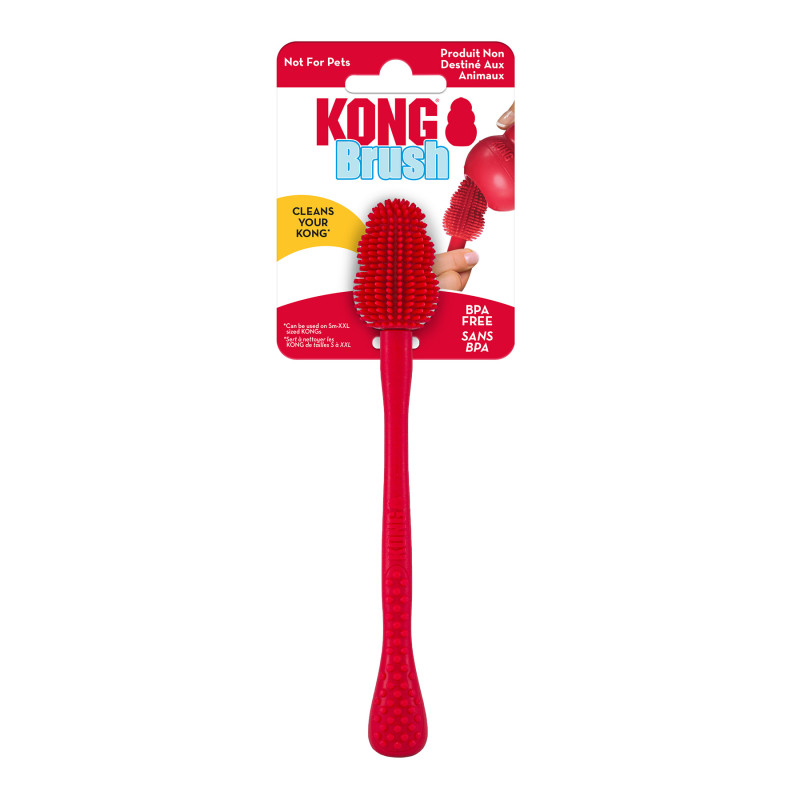 Produktbild för KONG Brush Röd One size 23cm