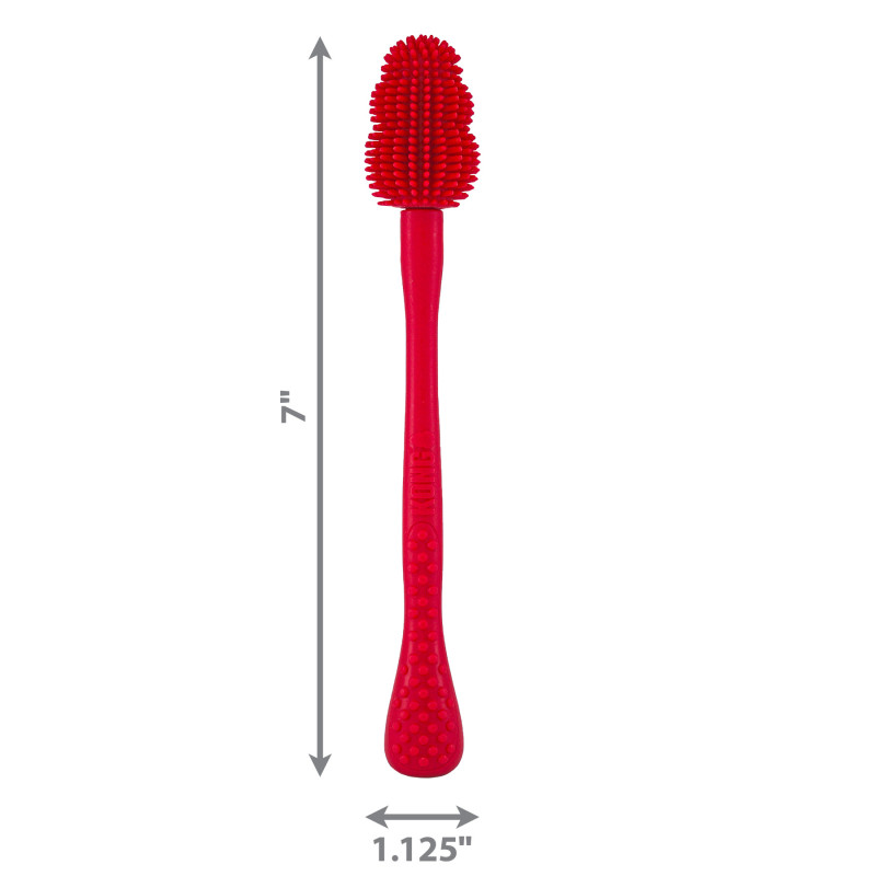 Produktbild för KONG Brush Röd One size 23cm