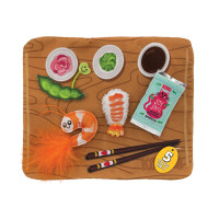 Miniatyr av produktbild för KONG Pull-A-Partz Sushi Flerfärgad One size 30cm