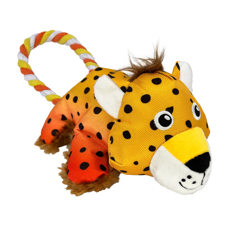 Produktbild för KONG Cozie Tuggz Cheetah Flerfärgad 34cm