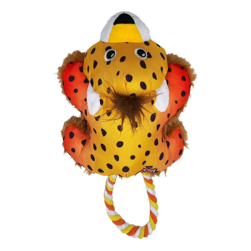 Produktbild för KONG Cozie Tuggz Cheetah Flerfärgad 34cm