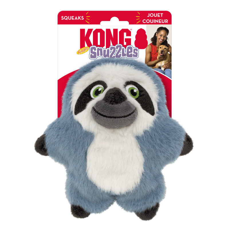 Produktbild för KONG Snuzzles Kiddos Sloth Grå S 14cm