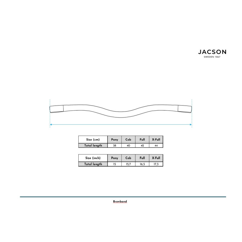 Produktbild för Jacson Pannband Kristall/Rosé Brun Full