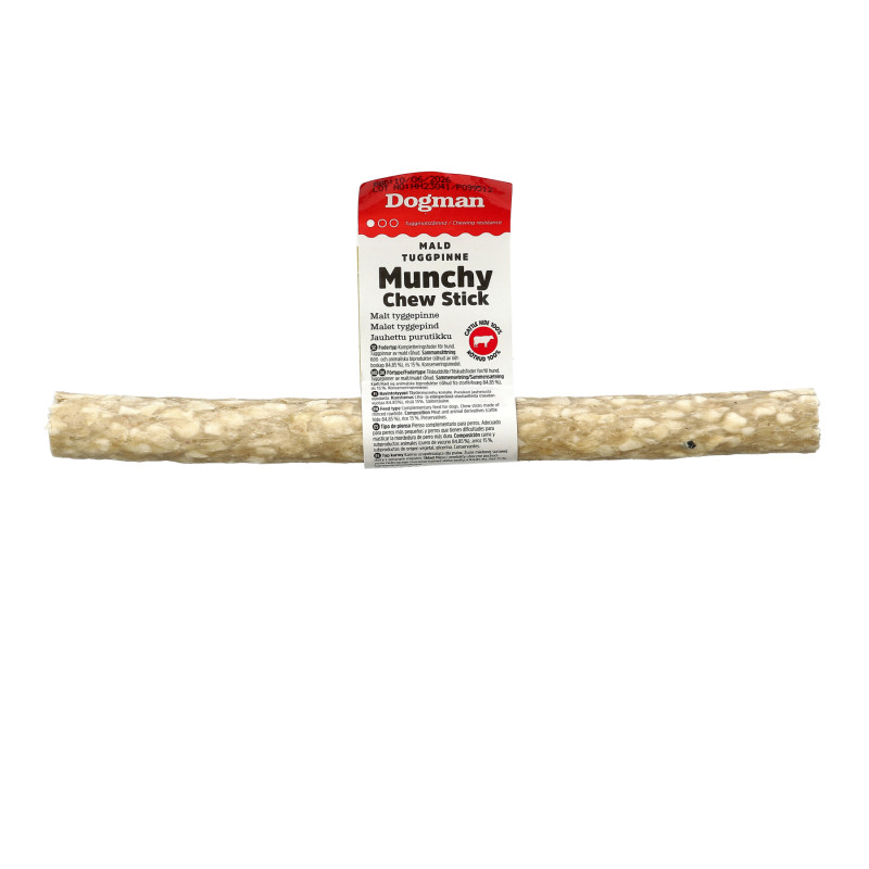 Produktbild för Dogman Munchy Chew stick M 25cm
