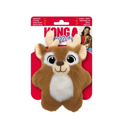 KONG Kong Holiday Snuzzles Reindeer Brun