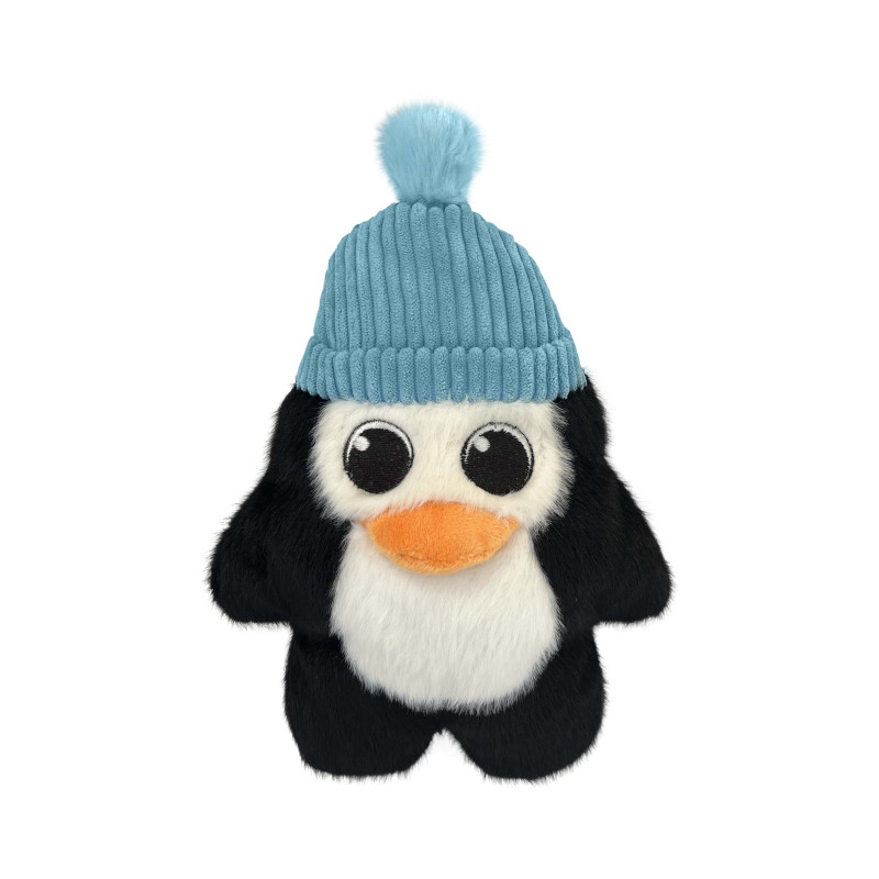 Produktbild för KONG Holiday Snuzzles Penguin Svart S