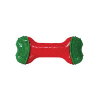 Miniatyr av produktbild för KONG Holiday CoreStrength™ Bone Flerfärgad M/L