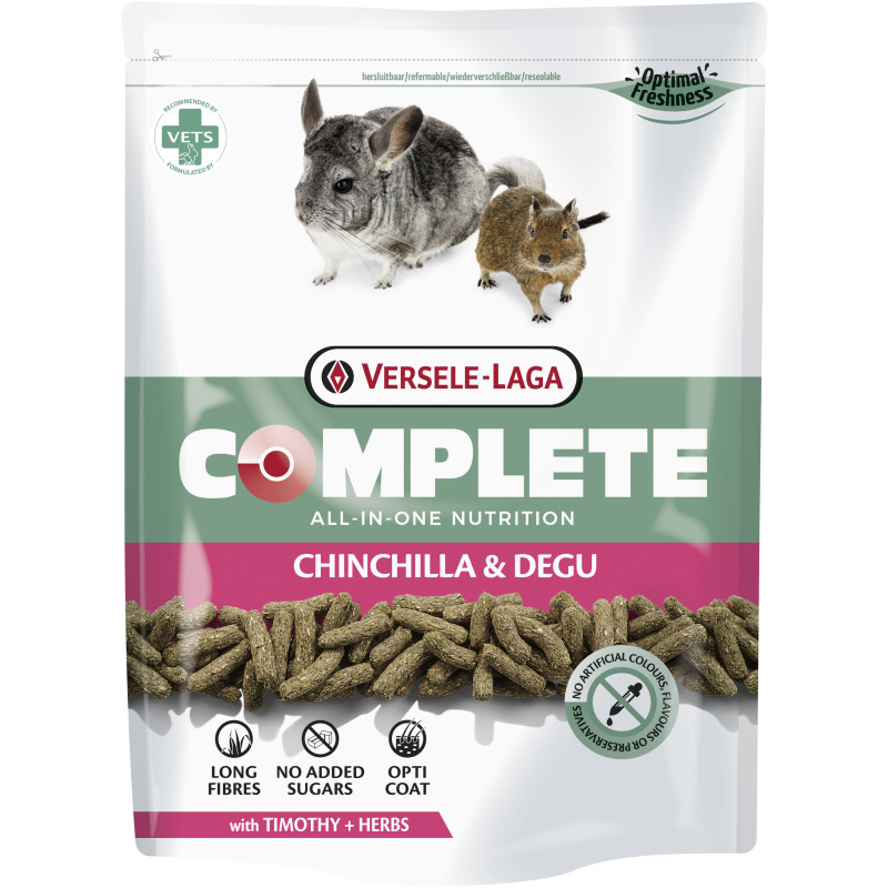 Produktbild för Versele Laga Complete Chinchilla &amp; Degu 500g