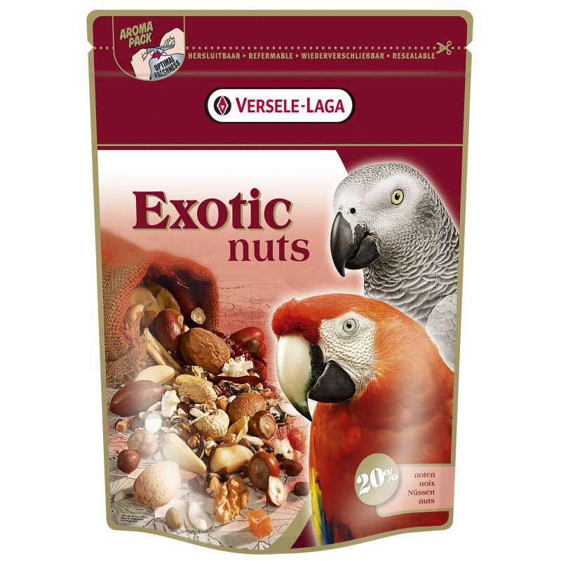 Produktbild för Versele Laga Prestige Premium Parrots Exotic Nuts Mix 750g