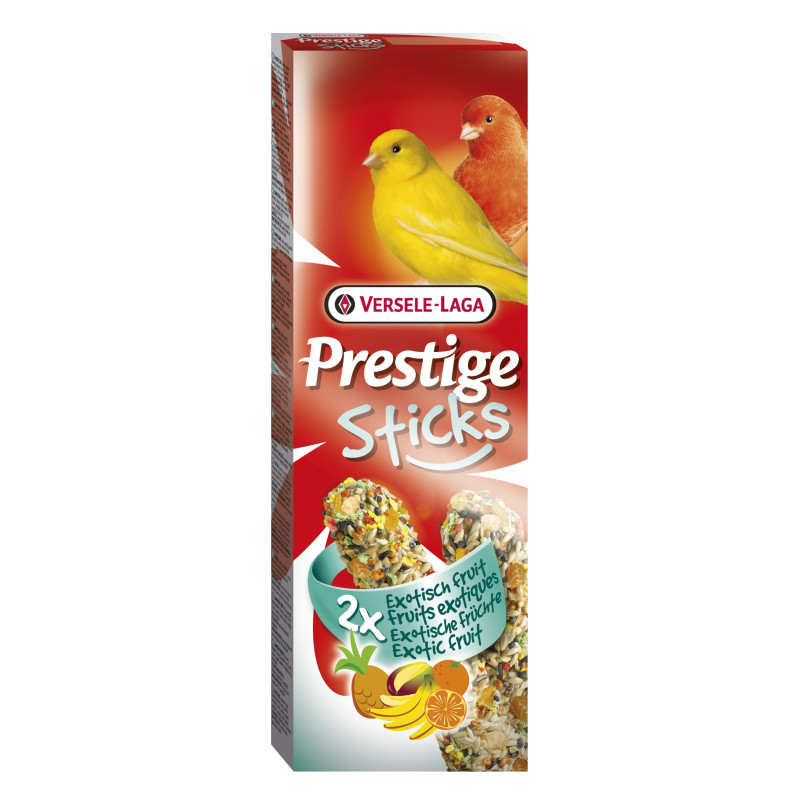 Produktbild för Versele Laga Prestige Sticks Canaries Exotic Fruit 60g