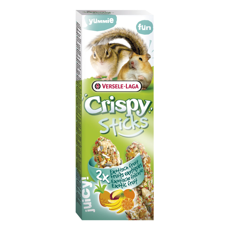 Produktbild för Versele Laga Crispy Sticks Hamsters-Squirrels  110g