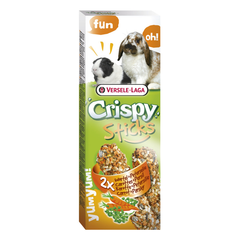 Produktbild för Versele Laga Crispy Sticks Rabbits-Guinea Pigs 110g