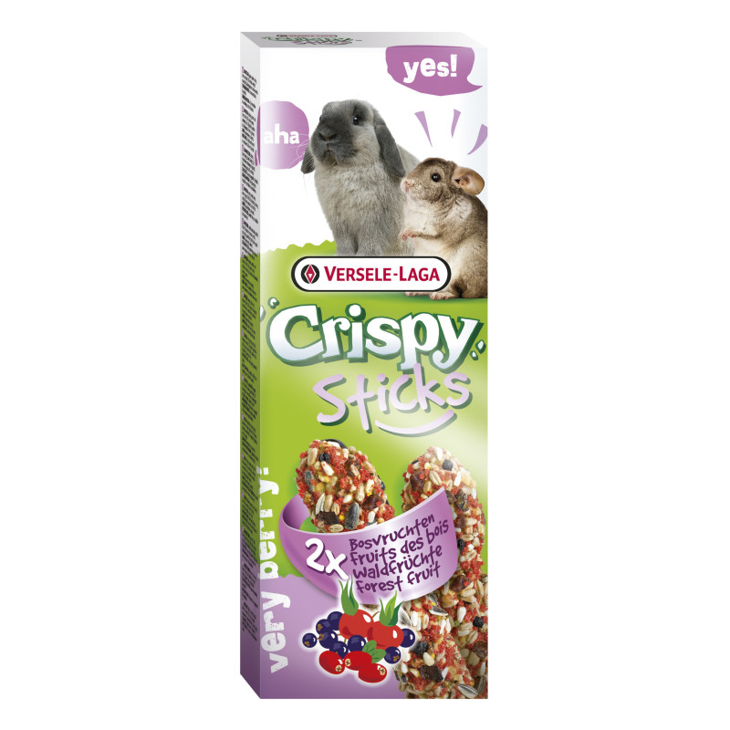 Produktbild för Versele Laga Crispy Sticks Rabbits-Chinchillas  110g