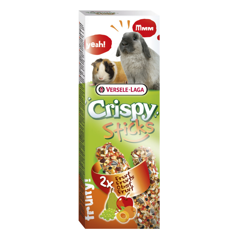 Produktbild för Versele Laga Crispy Sticks Rabbits-Guinea Pigs 110g
