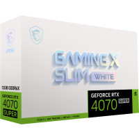 Miniatyr av produktbild för MSI GAMING GeForce RTX 4070 SUPER 12G X SLIM WHITE NVIDIA 12 GB GDDR6X