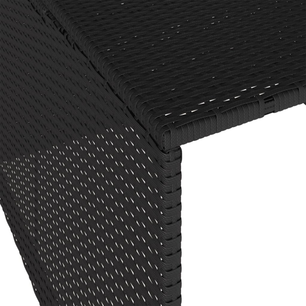 Produktbild för Garage för robotgräsklippare svart 86x90x52/57 cm konstrotting