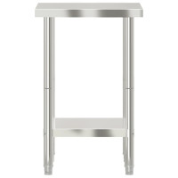 Produktbild för Arbetsbord 55x55x85 cm rostfritt stål