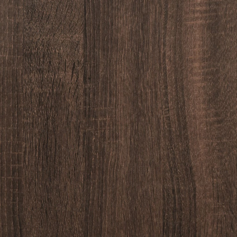 Produktbild för Bokhylla brun ek 82,5x30,5x115 cm spånskiva