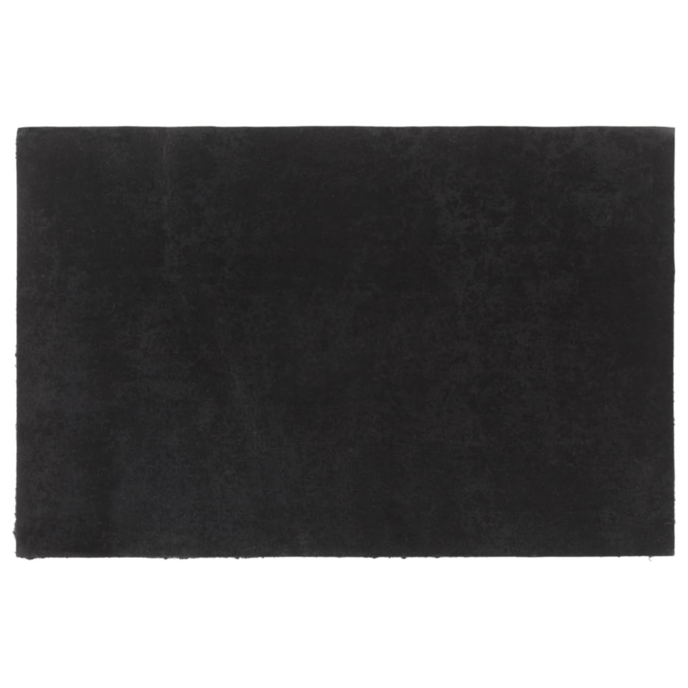 Produktbild för Dörrmatta svart 65x100 cm tuftad kokos