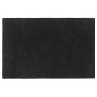 Produktbild för Dörrmatta svart 65x100 cm tuftad kokos