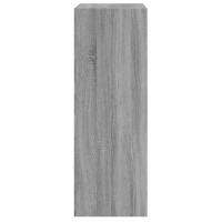 Produktbild för Skohylla grå sonoma 60x34x96,5 cm konstruerat trä