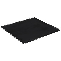Miniatyr av produktbild för Golvplatta gummi svart 12 mm 100x100 cm